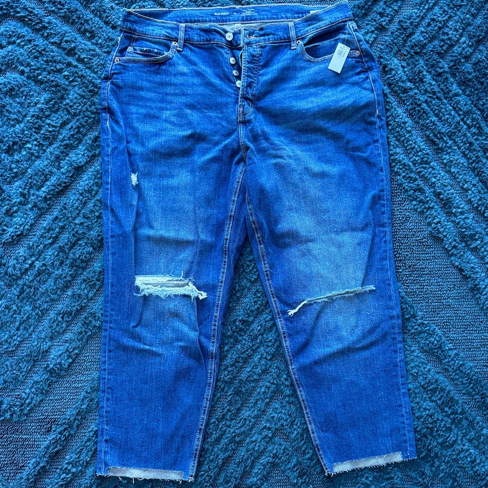 Old Navy Extra High-rise Curvy Sky High Straight jeans size 20 BNWT